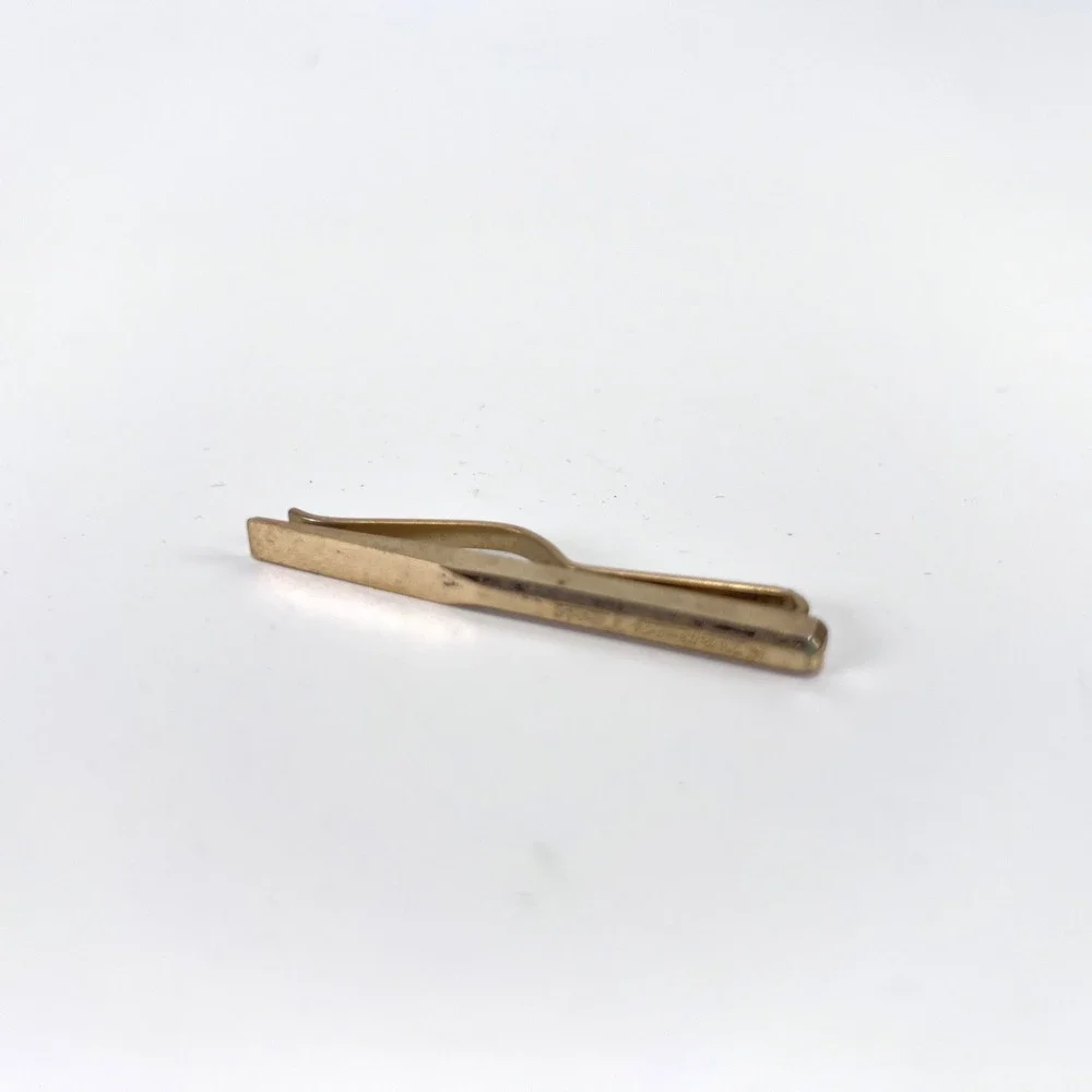 Snap-On Tools Mid-Century Flat Head Chisel Tool Men's Tie Bar Clip Snap On Tools